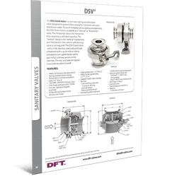 DSV® Check Valve Cut Sheet