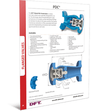 DFT- PDC check valve