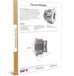 Vacuum Breaker (BSSV) Check Valve Cut Sheet