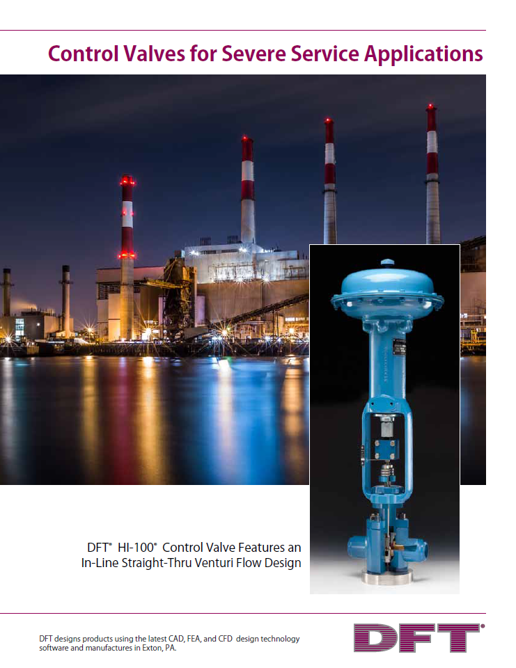Control Valve Catalog DFT Inc. DFT® Inc