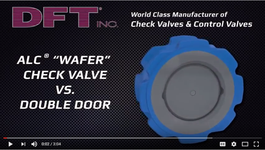 DFT® ALC Wafer Check Valve vs. Double Door